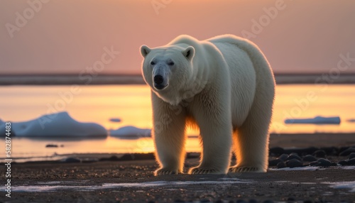 The Mighty Polar Bear  King of the Arctic  GENERATIVE AI