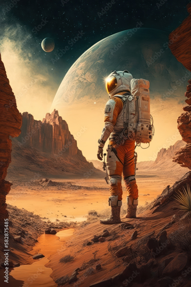 astronaut in space astronaut in space