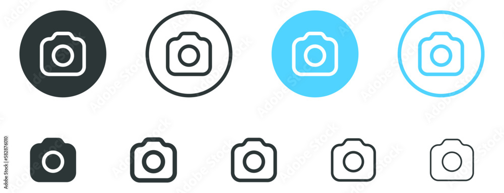camera icon set, photo camera icon , photography, image, picture ...