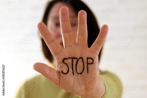 Stop, eine Frau sagt nein