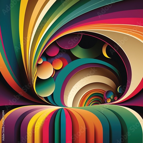 abstract colorful background illustration. background illustration. AI generated.