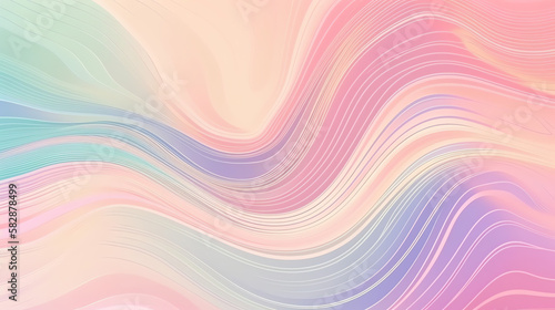 psychic waves background - generative AI