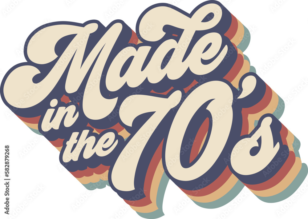 Made in the 70s. Artwork design, and illustration for t-shirt printing.