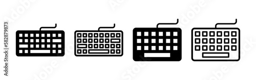 Keyboard icon vector for web and mobile app. keyboard sign and symbol