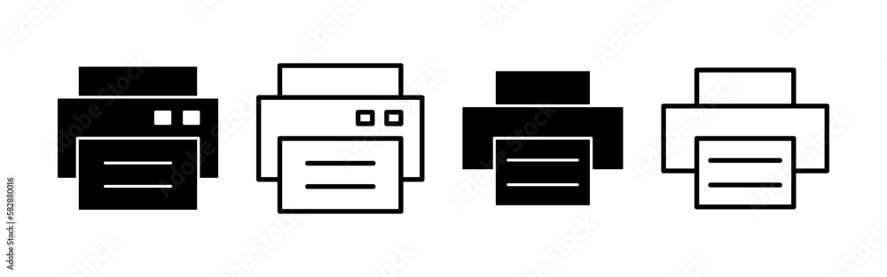 Print icon vector for web and mobile app. printer sign and symbol Print icon vector for web and mobile app. printer sign and symbol