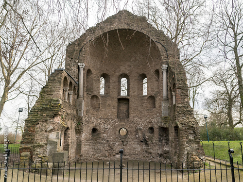 Barbarossa ruins in park Valkhof in Nijmegen, The Netherlands photo