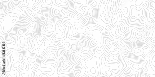 Topographic map. Geographic mountain relief. Abstract lines background. Contour maps. Vector illustration, Topo contour map on white background, Topographic contour lines vector map seamless pattern.