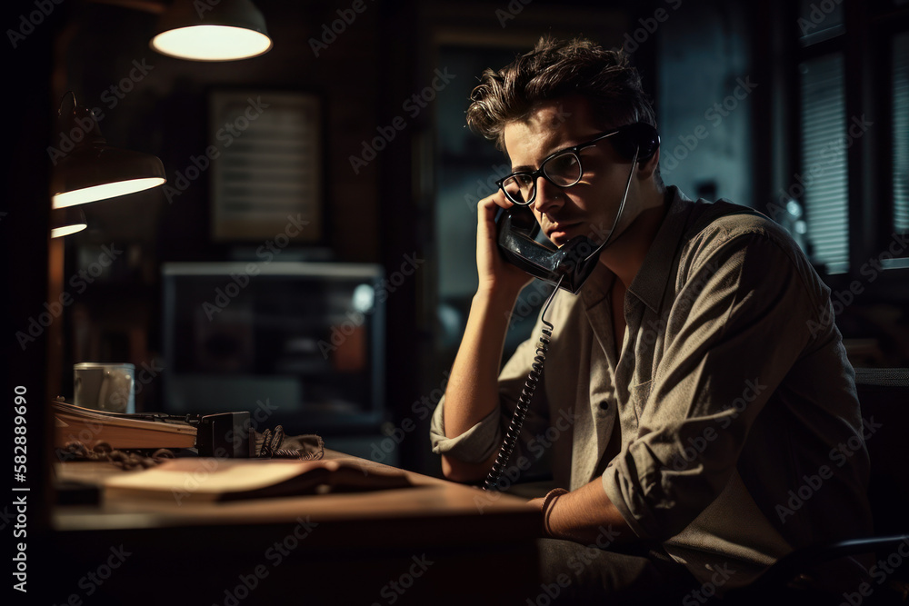 man talking on the phone man talking on the phone