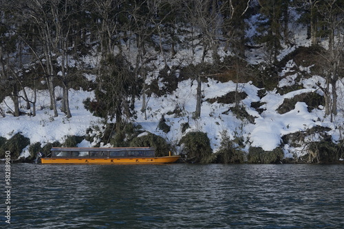 boat on the river