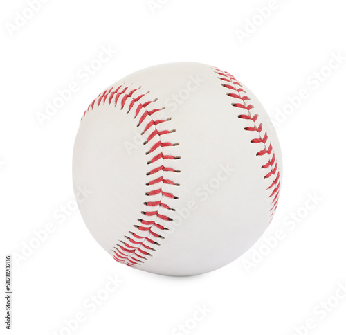 New traditional baseball ball isolated on white