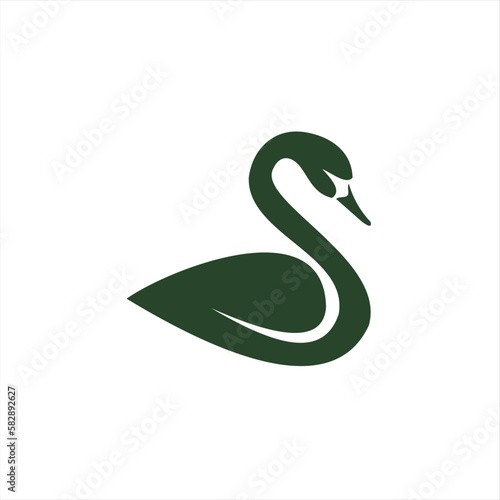 Wallpaper Mural Creative, stylish and elegant duck logo. A logo that looks cheerful, elegant but still modern and professional in calligraphy style. Torontodigital.ca