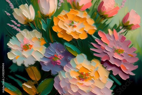Floral Bouquet Painting