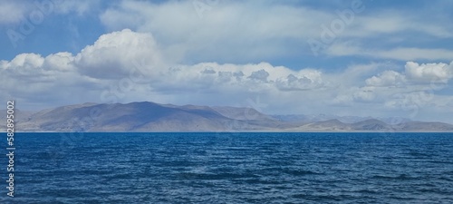 clouds over the sea