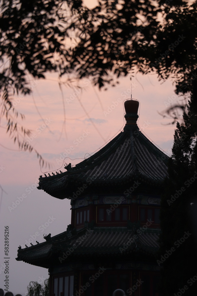 Obraz premium Ancient architecture in Beijing China