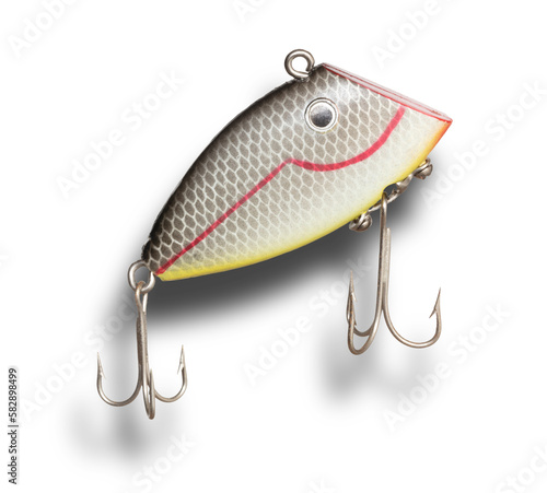 Flat front on an artificial fishing lure to let it be cranked back at different depths