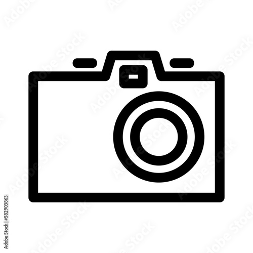 camera icon or logo isolated sign symbol vector illustration - high quality black style vector icons 