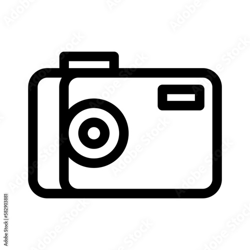 camera icon or logo isolated sign symbol vector illustration - high quality black style vector icons 