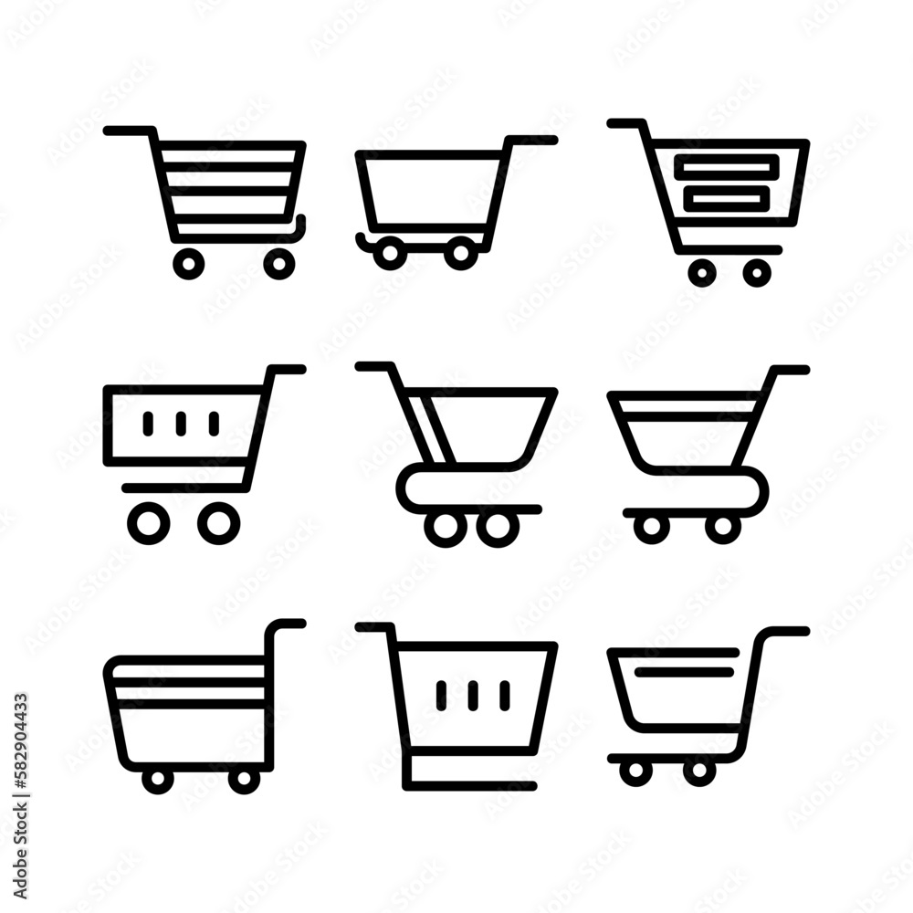 cart icon or logo isolated sign symbol vector illustration - high quality black style vector icons
