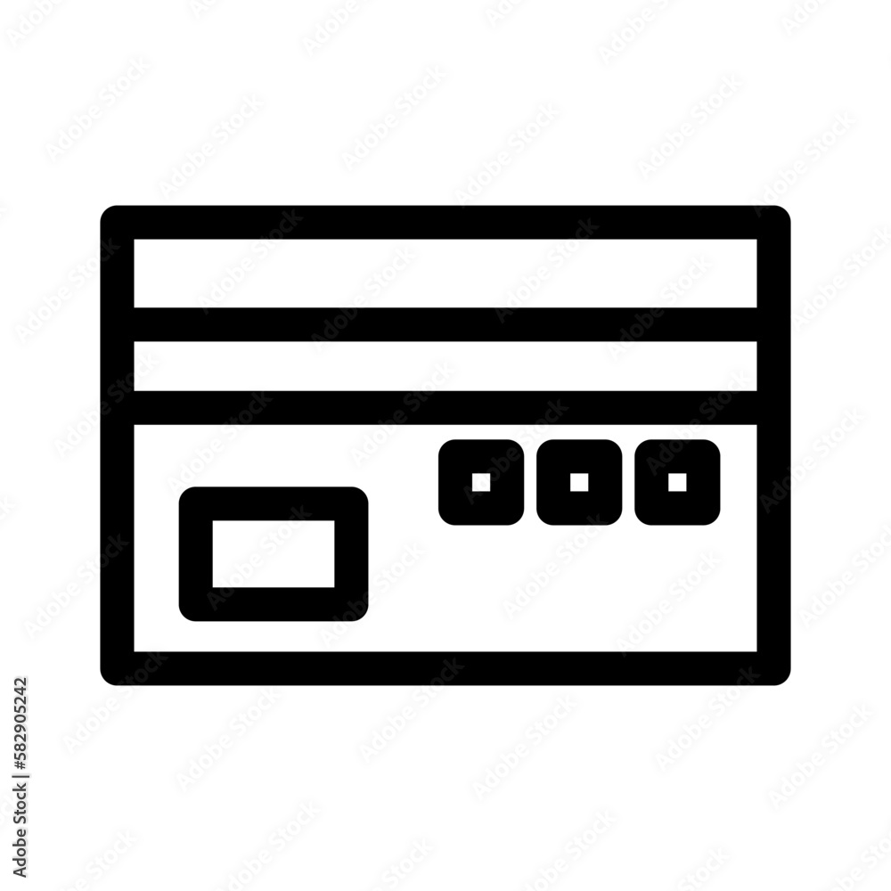 credit card icon or logo isolated sign symbol vector illustration - high quality black style vector icons
