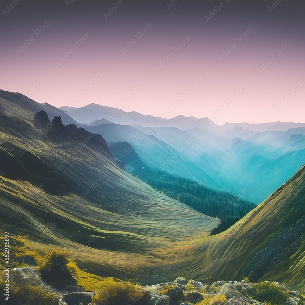 Mysterious realistic highly detailed Wonderous Landscape That Inspires Wanderlust with depth k quality