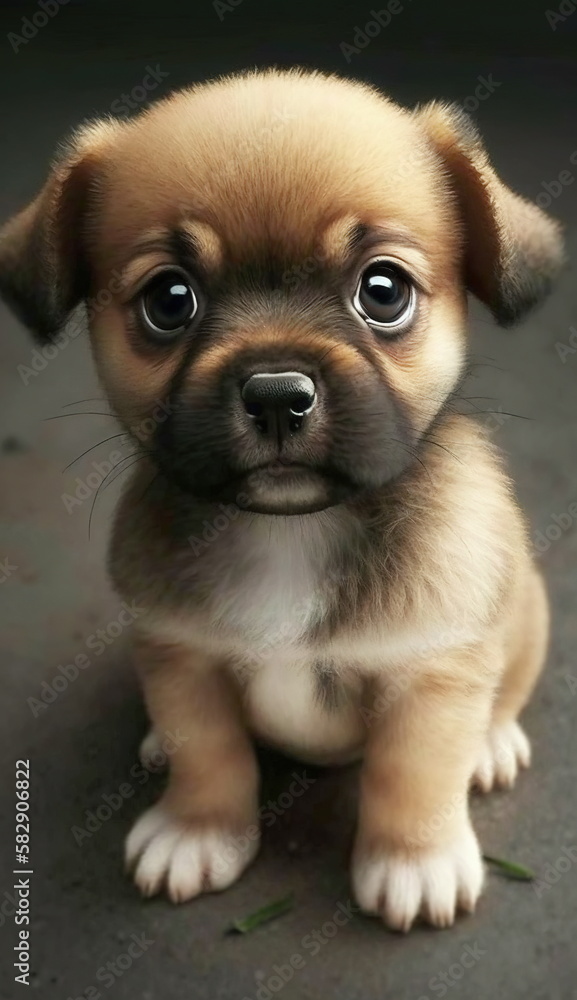 Expressions of cute baby puppies Expressions of cute baby puppies