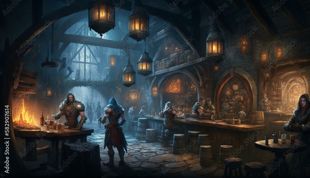 Generative AI, fantasy Tavern, medieval Tavern, medieval building,
fantasy Taverne, mittelalterliche Taverne, mittelalterliche Gebäude.