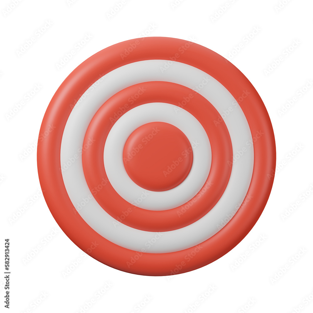 Dart board, target banner business icon, 3D rendering illustration. Dart board, target banner business icon, 3D rendering illustration.