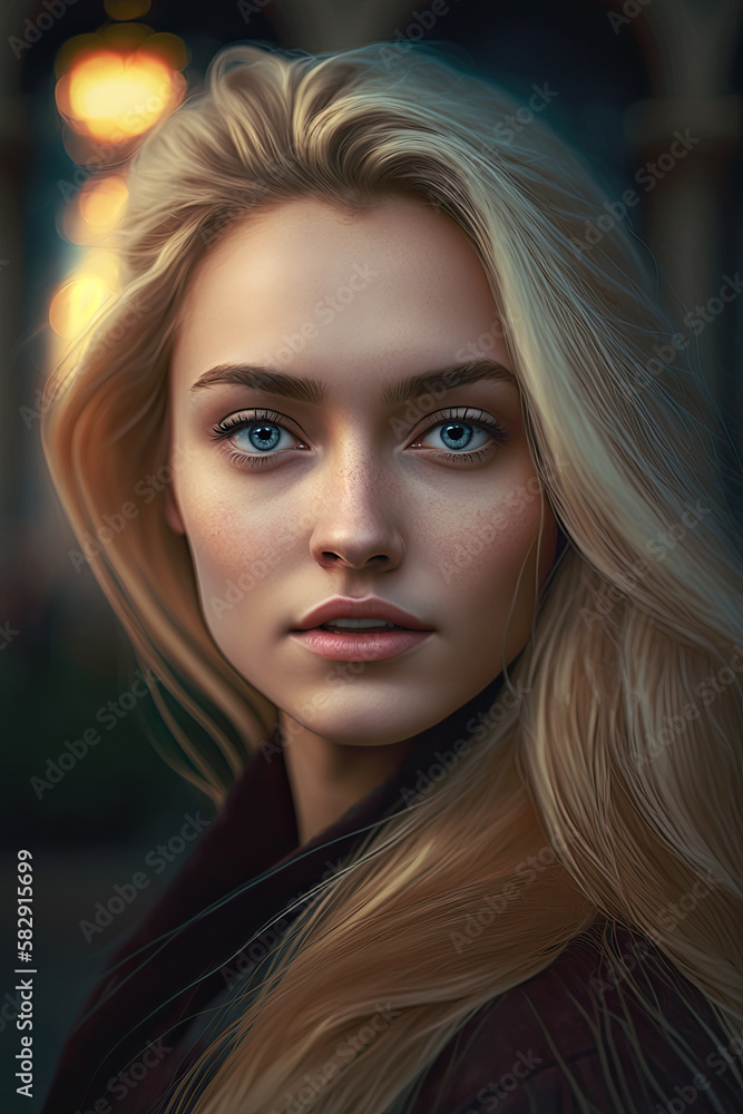 portrait blonde plus size model. portrait blonde plus size model.