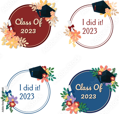 Class of 2023 vector design