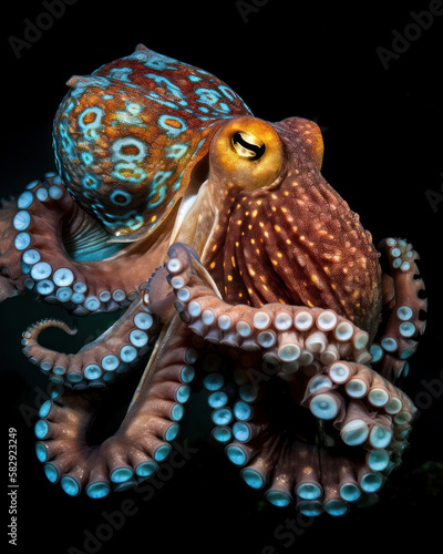 Colorful octopus