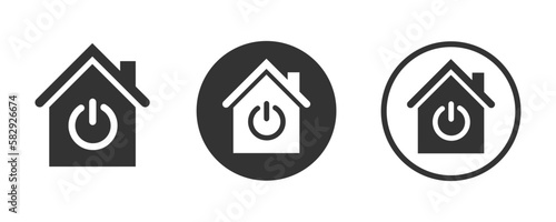 Smart home graphic vector icons set