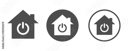 Smart home graphic vector icons