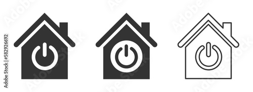  Smart home vector icons set