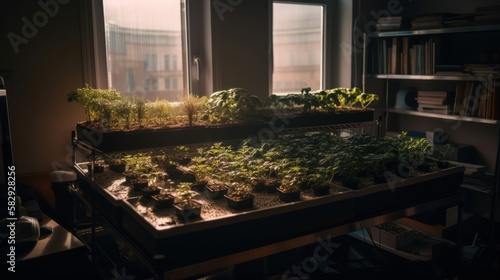 Grow Your Own Food: Urban Farming Solutions for Apartment Dwellers, GENERATIVE AI © nishihata