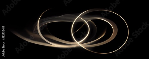 abstract background with rings