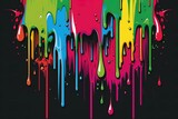 graffiti dripping paint Created with generative Ai Technology