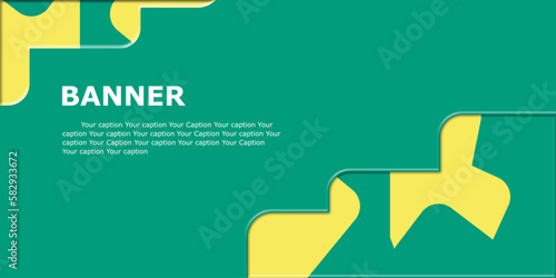 Moderm abstarack banner vector design
