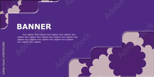 Moderm abstarack banner vector design