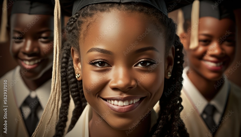 Group of Diverse and Empowered African American Black Youth High School Students Working Together in National Honor Society : Power of Collaboration in Clubs, Sports Teams (generative AI) Group of Diverse and Empowered African American Black Youth High School Students Working Together in National Honor Society : Power of Collaboration in Clubs, Sports Teams (generative AI)