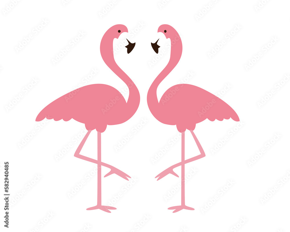 Obraz premium 분홍 플라밍고