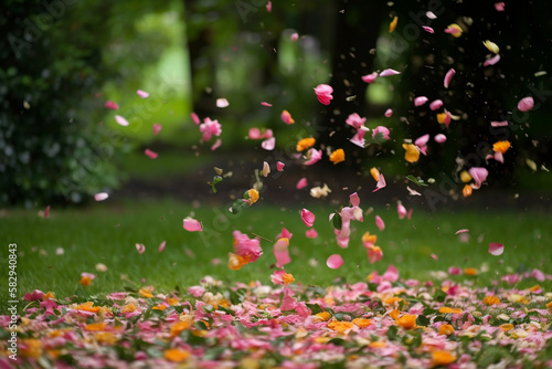 flowers in the park