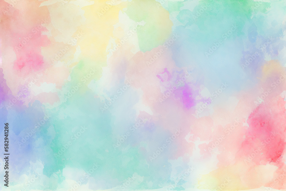 Watercolor abstract background generative AI
