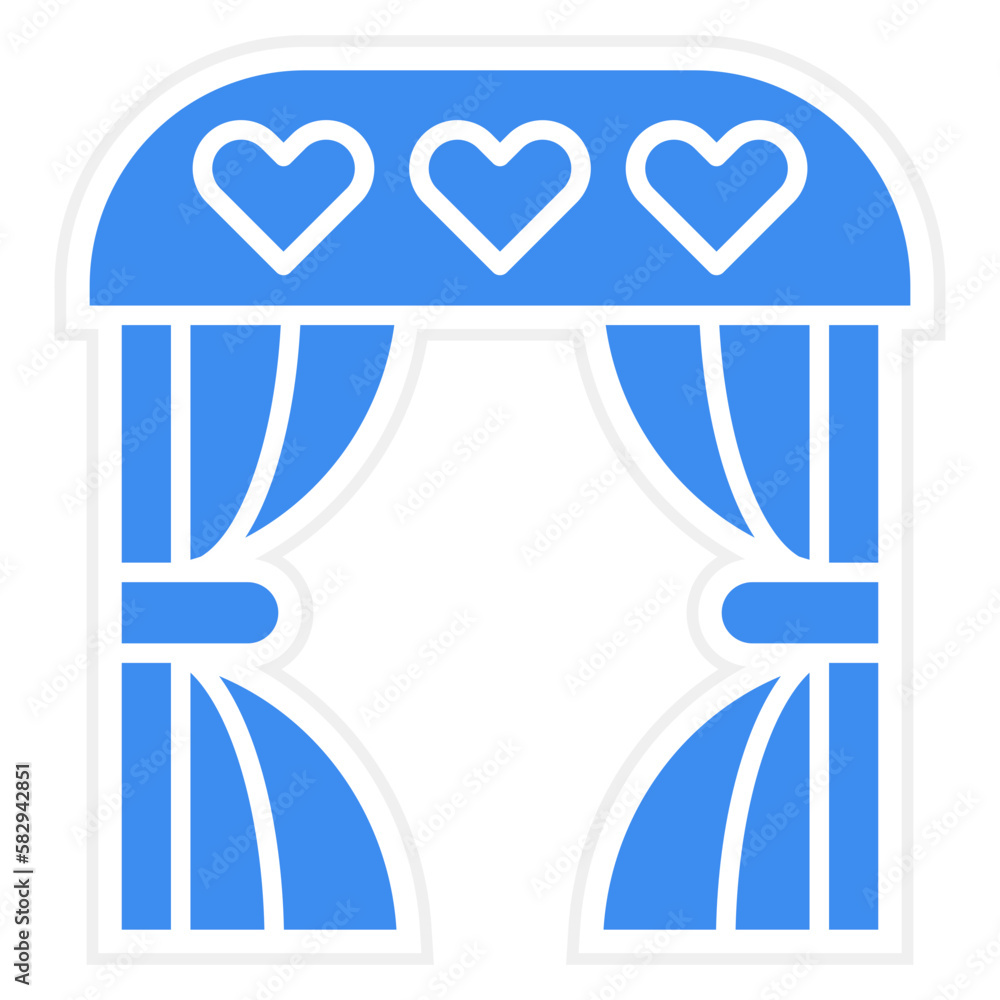 Vector Design Wedding Arch Icon Style Vector Design Wedding Arch Icon Style