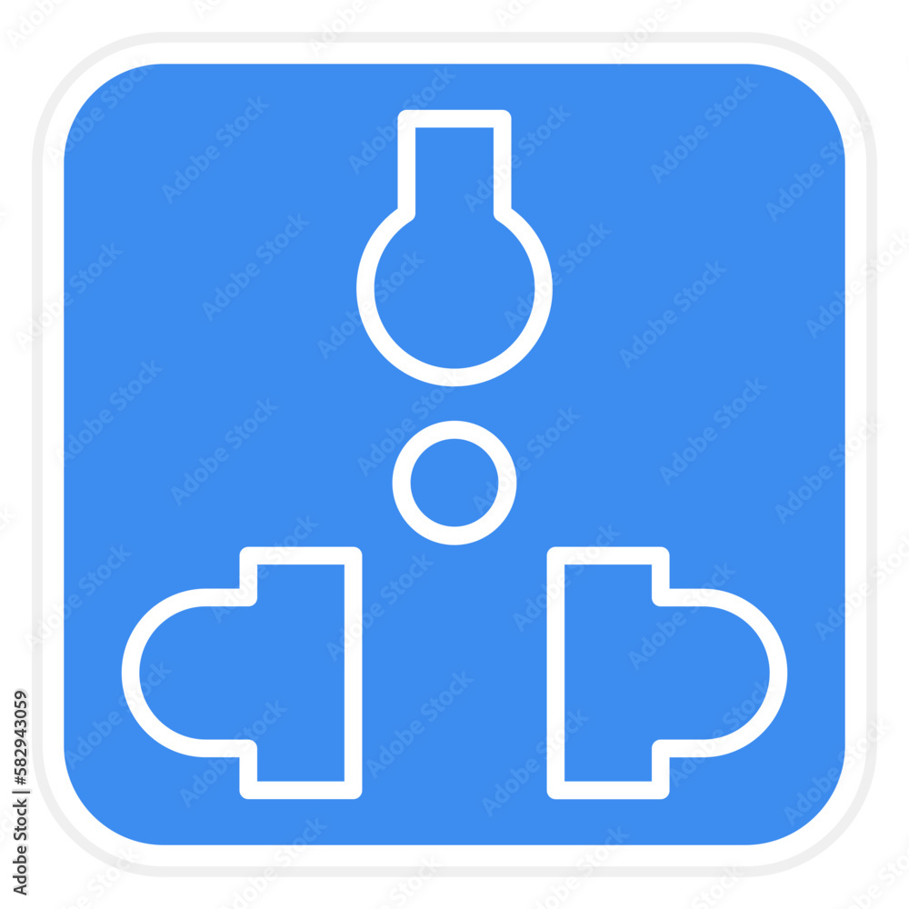 Vector Design Socket Icon Style Vector Design Socket Icon Style
