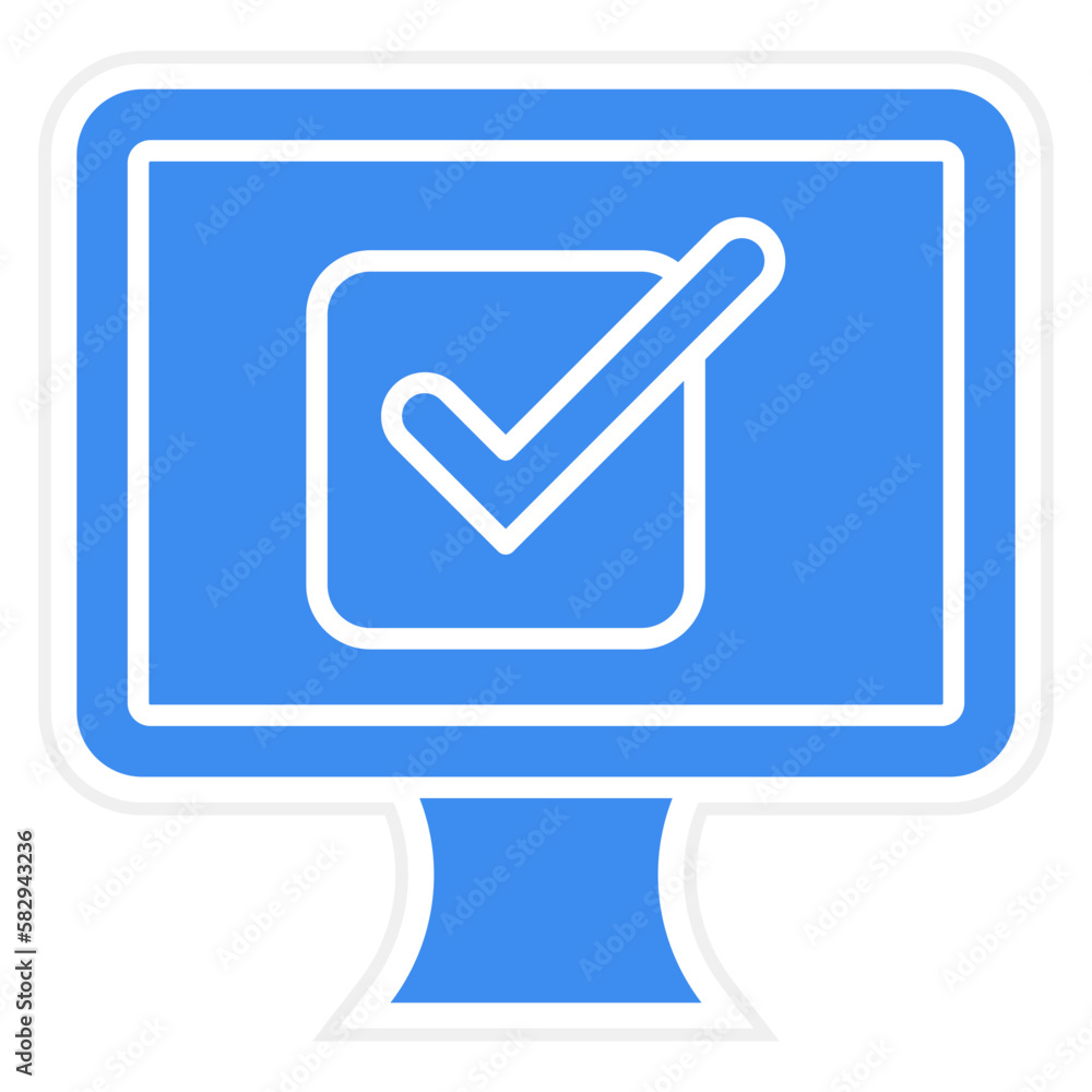 Vector Design Check Box Icon Style Vector Design Check Box Icon Style