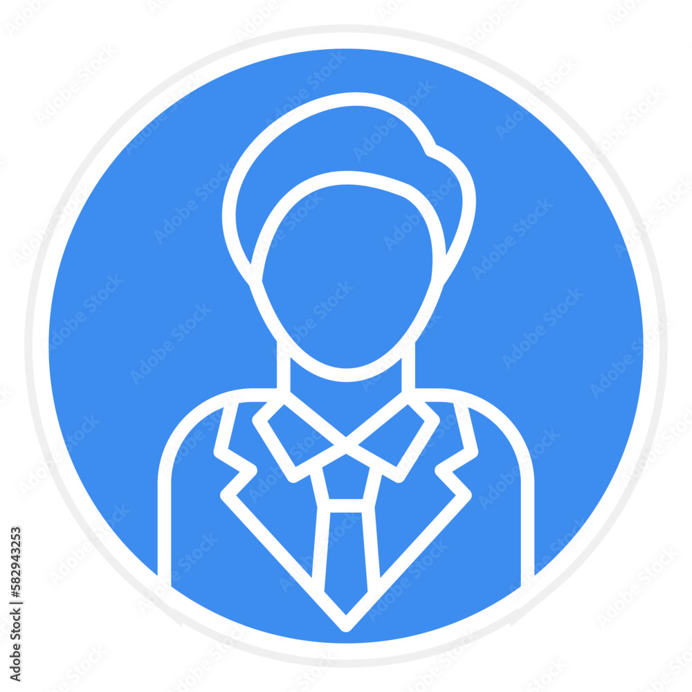 Vector Design User Profile Icon Style Vector Design User Profile Icon Style