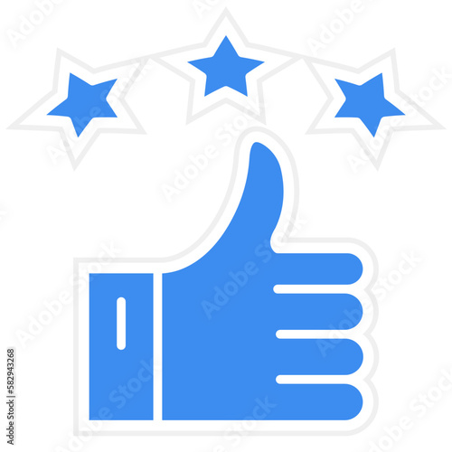 Vector Design Satisfaction Icon Style
