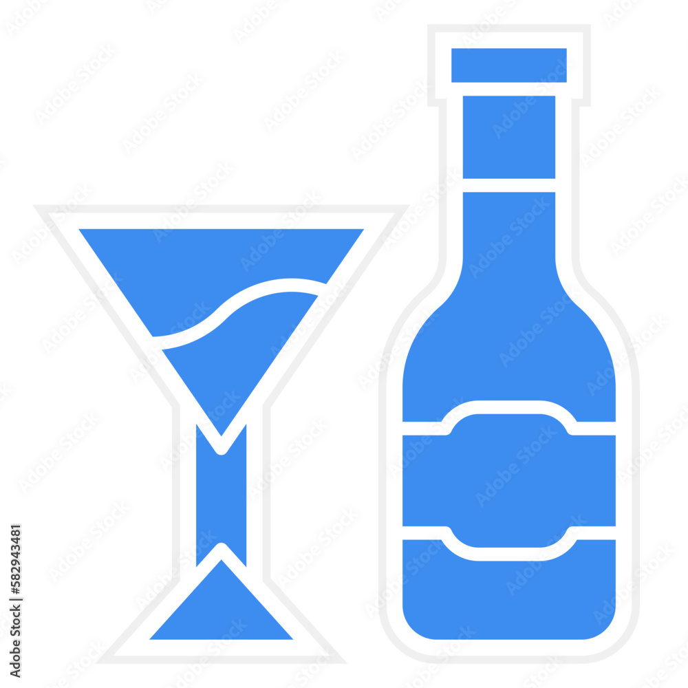 Vector Design Wine Icon Style Vector Design Wine Icon Style