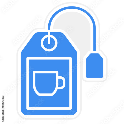 Vector Design Tea Bag Icon Style