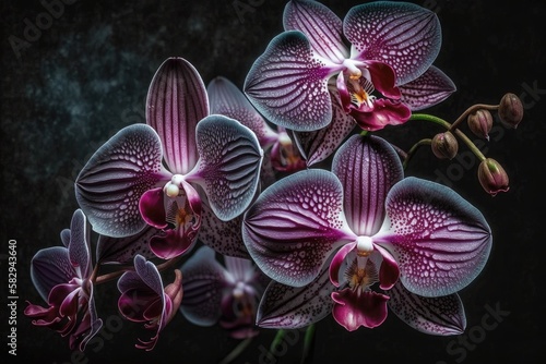 a photograph of beautiful Orchids cinematic flower photography Generative AI 3